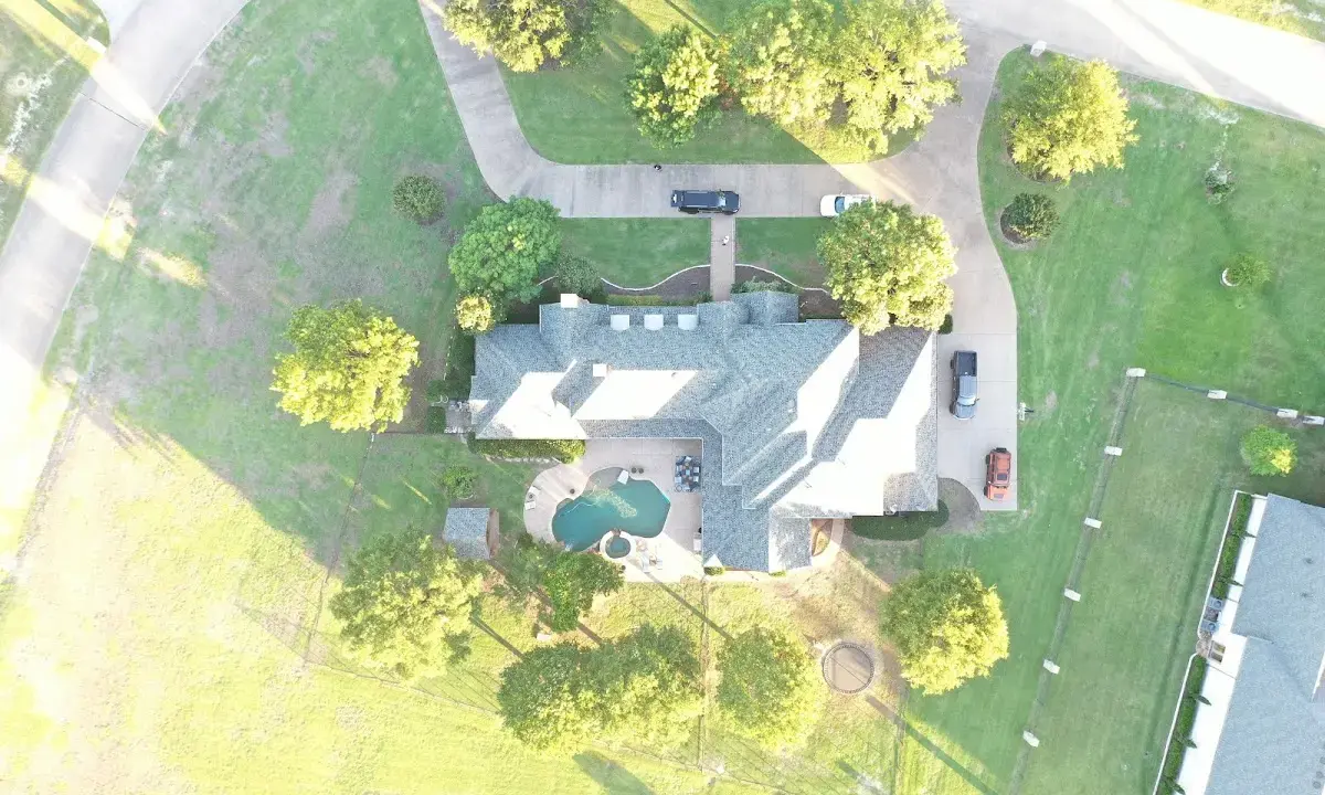 New shingle roof installation on a home in Watauga